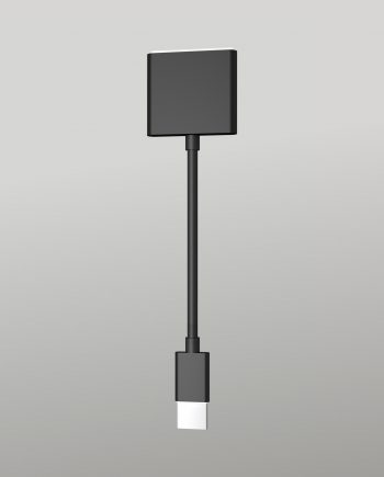 Sturdo adapter 2 in 1 Type C to 3.5 mm jack, black